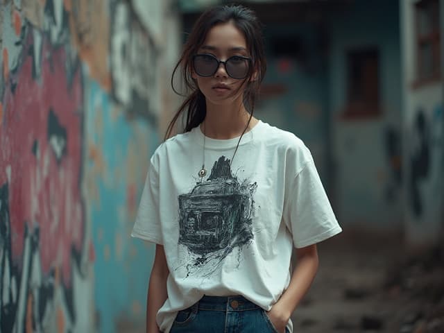 Conceptual Fashion Photography for T-shirts