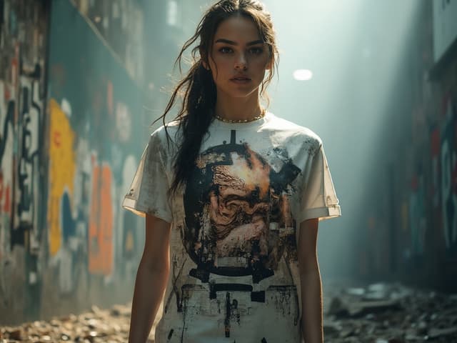 Conceptual Fashion Photography for T-shirts