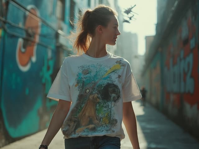 Conceptual Fashion Photography for T-shirts