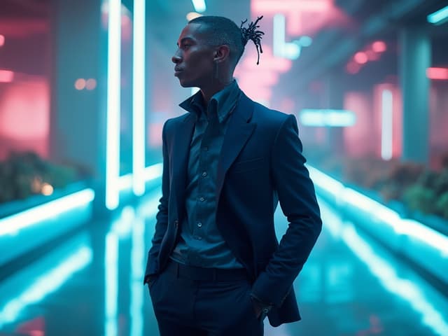 Conceptual Fashion Photography for Suits