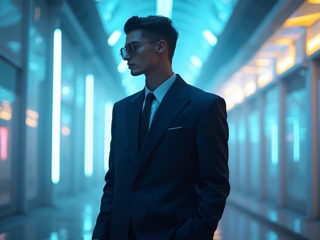 Conceptual Fashion Photography for Suits
