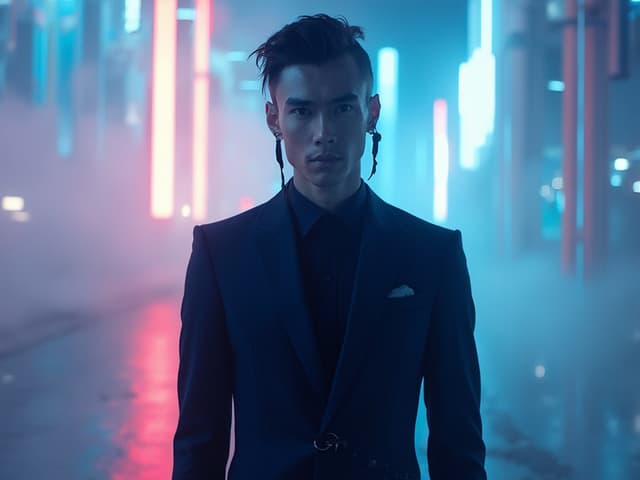 Conceptual Fashion Photography for Suits