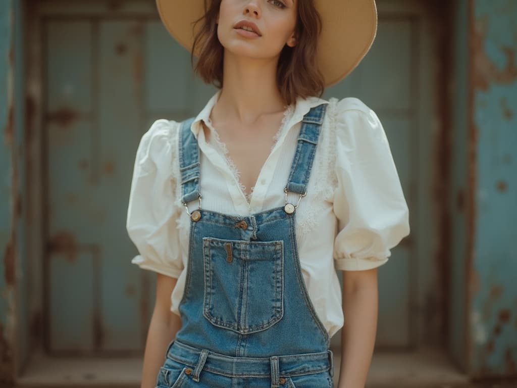 Vintage Fashion Photography for Denim