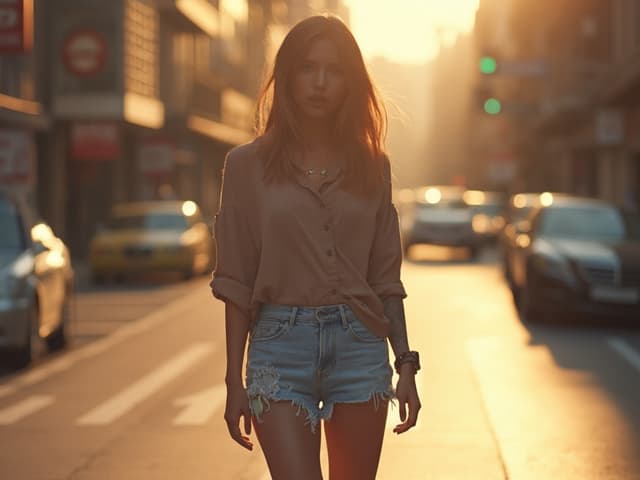 Fashion Lookbook Photography for Shorts