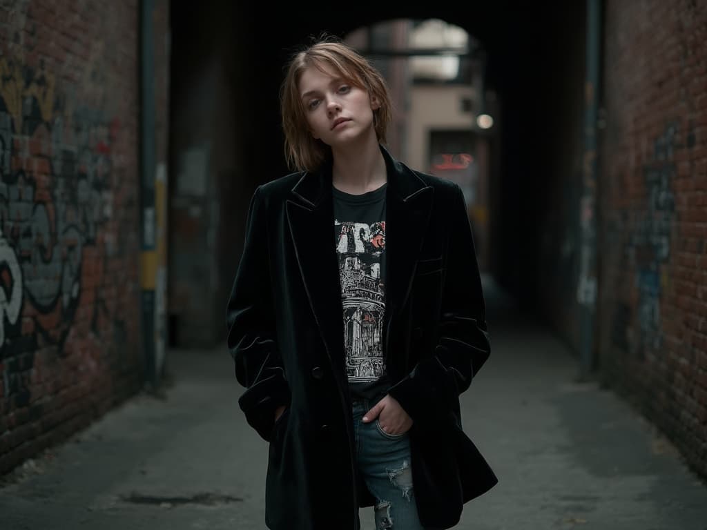 Grunge Fashion Photography for Blazers