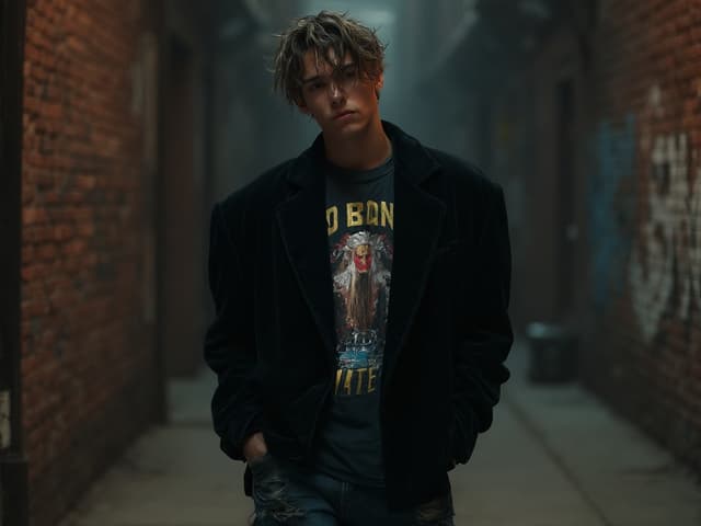 Grunge Fashion Photography for Blazers