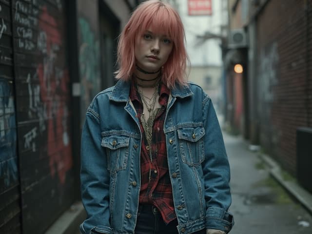 Grunge Fashion Photography for Denim