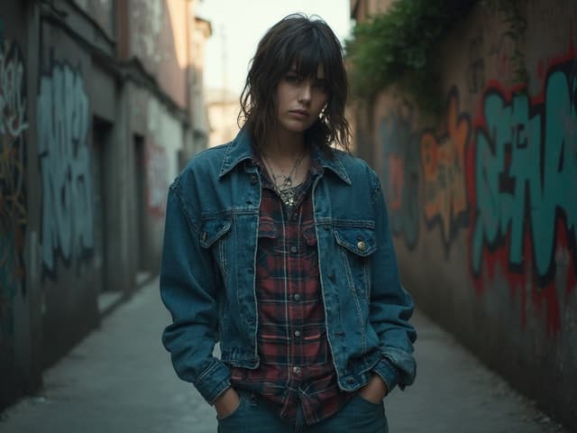 Grunge Fashion Photography for Denim