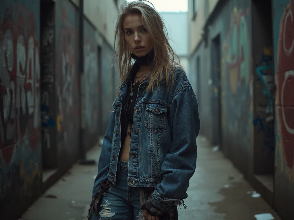 Mastering Grunge Fashion Photography for Denim