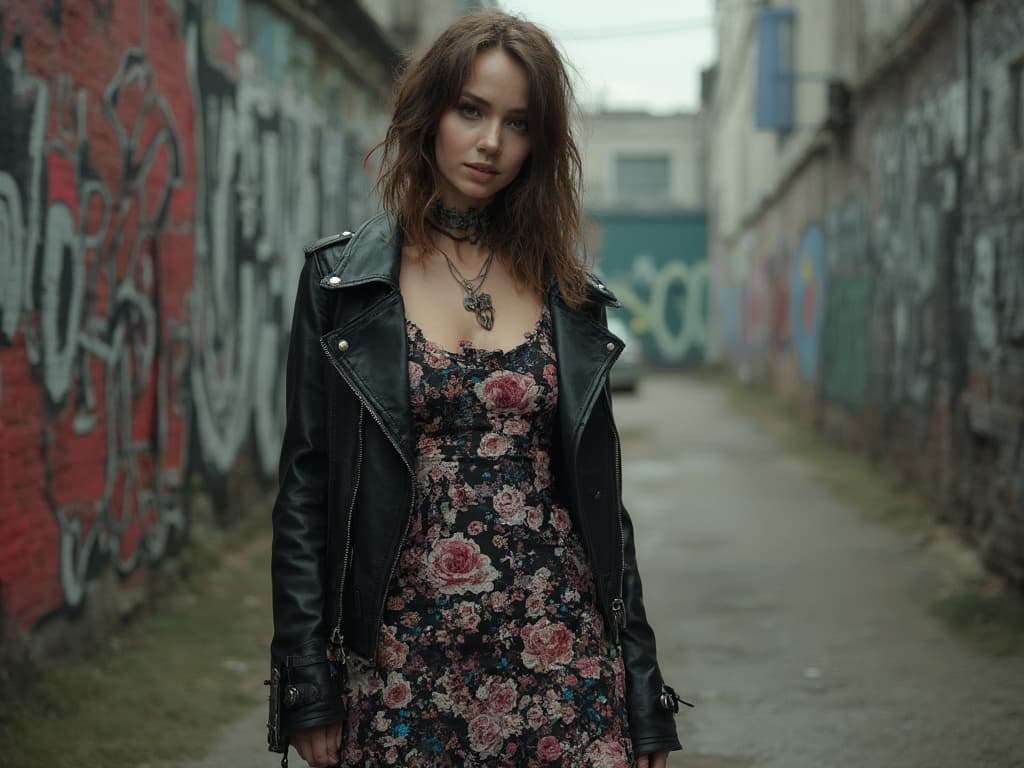 Grunge Fashion Photography: A Guide to Styling Dresses with an Edge