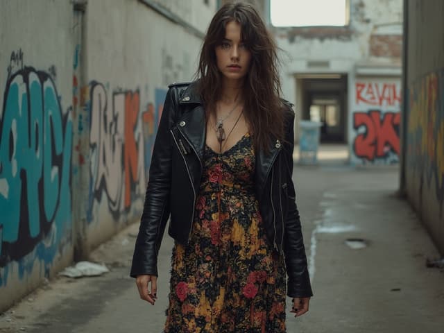 Grunge Fashion Photography for Dresses