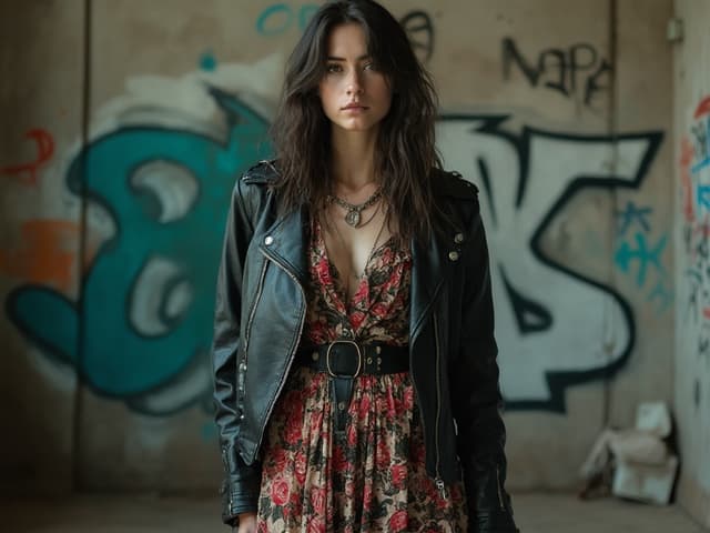 Grunge Fashion Photography for Dresses