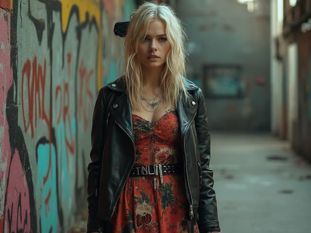 Grunge Fashion Photography for Dresses