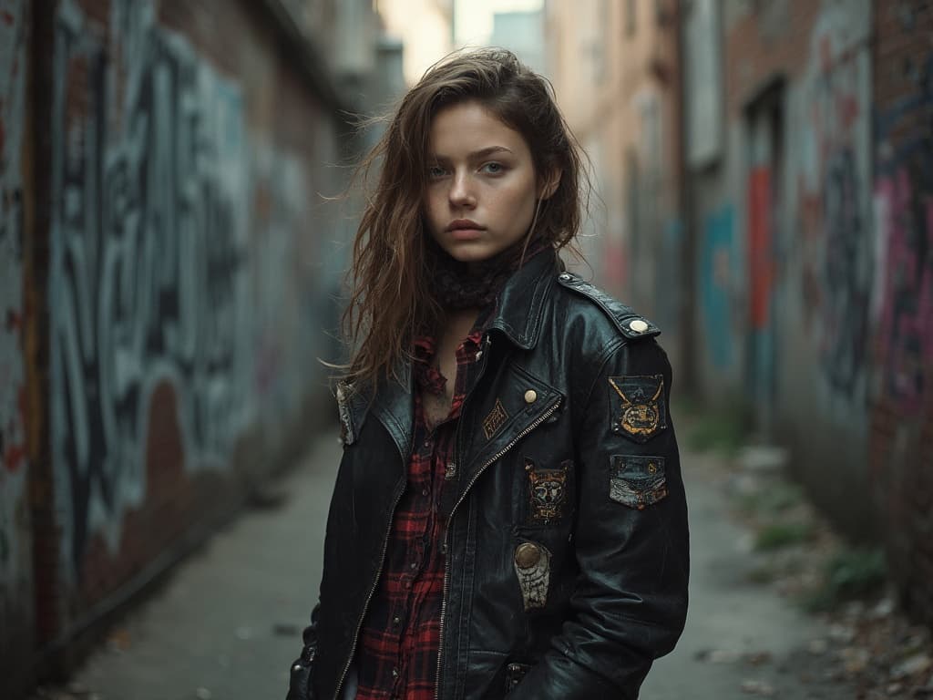 Grunge Fashion Photography for Jackets