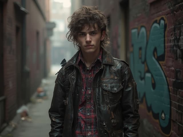 Grunge Fashion Photography for Jackets
