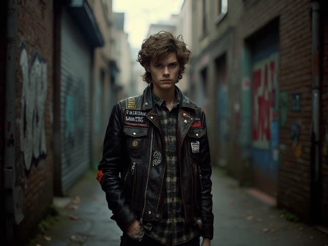 Grunge Fashion Photography for Jackets