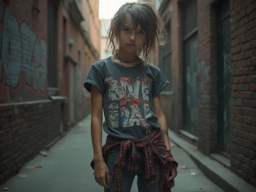 Mastering Grunge Fashion Photography for T-Shirts