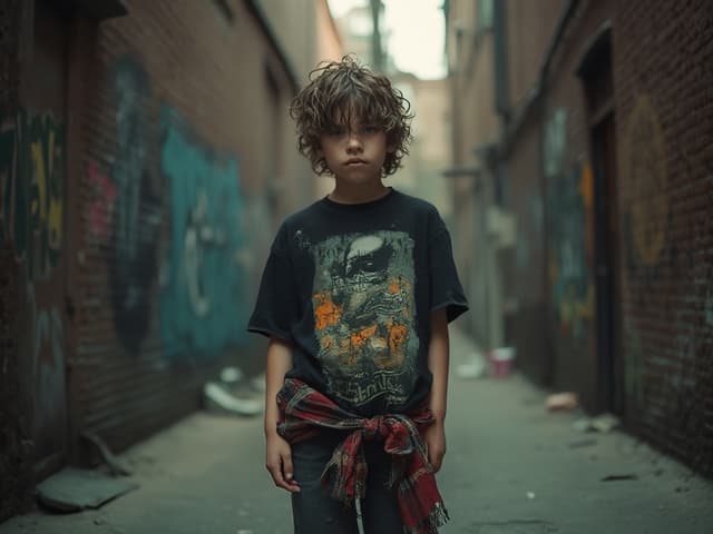 Grunge Fashion Photography for T-shirts