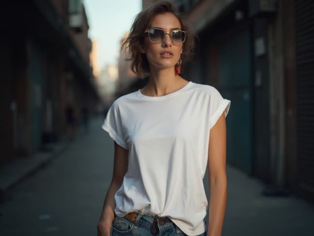 High-Fashion Photography for T-shirts