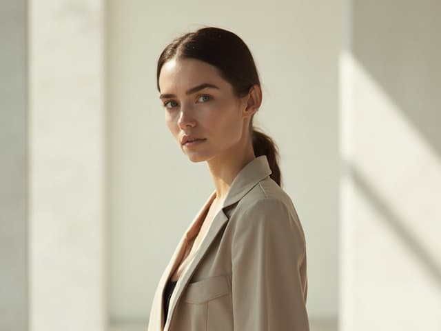 Minimalist Fashion Photography for Blazers