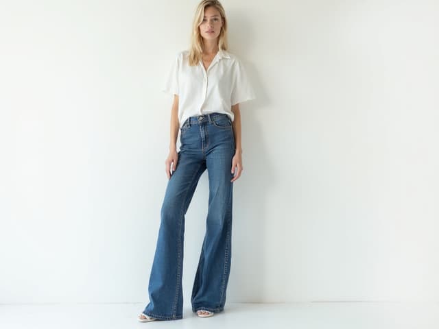 Minimalist Fashion Photography for Denim