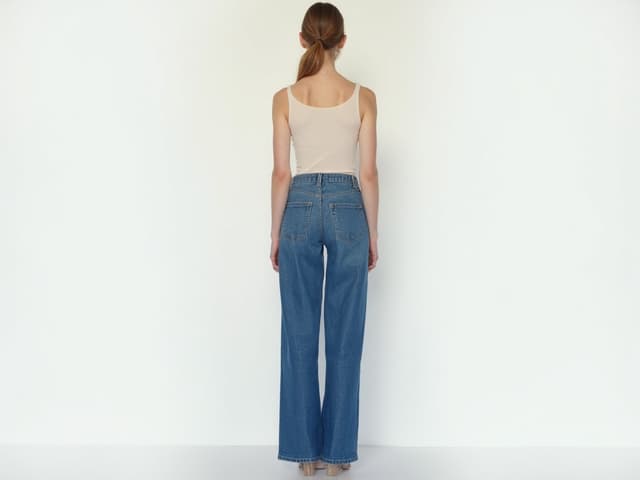 Minimalist Fashion Photography for Denim