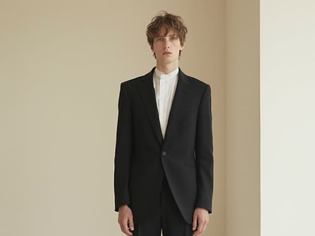 Minimalist Fashion Photography for Suits
