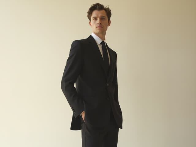 Minimalist Fashion Photography for Suits