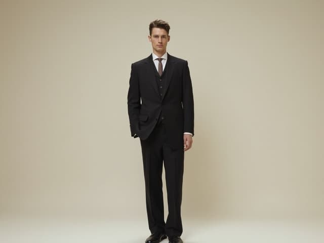 Minimalist Fashion Photography for Suits