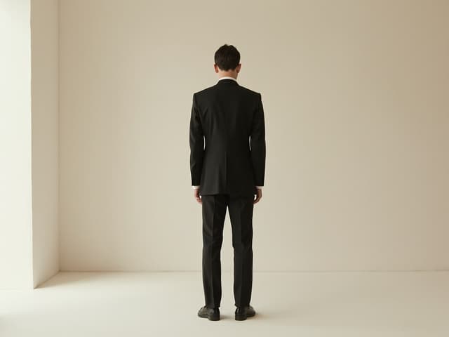 Minimalist Fashion Photography for Suits