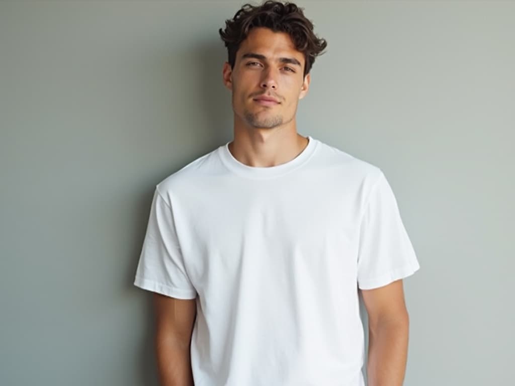 Minimalist Fashion Photography for T-shirts