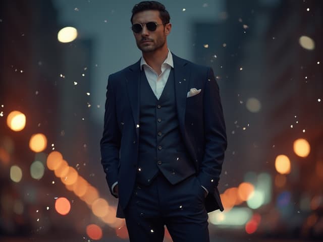 Nighttime Fashion Photography for Blazers