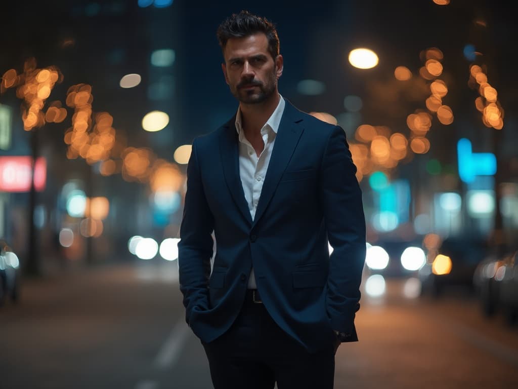 Nighttime Fashion Photography example 3