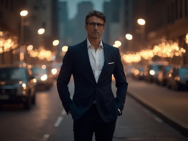 Nighttime Fashion Photography for Blazers