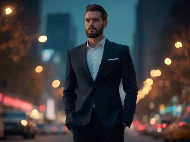 Nighttime Fashion Photography for Blazers