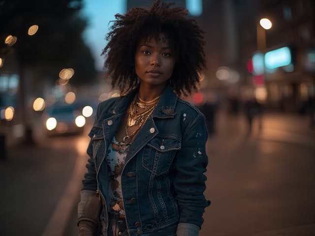 Nighttime Fashion Photography for Denim