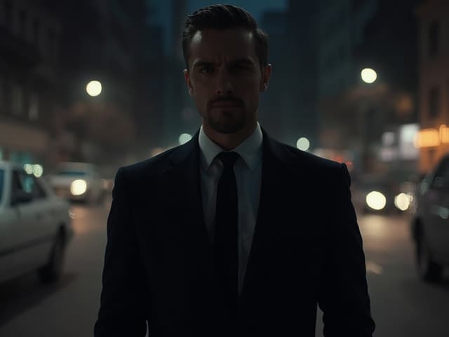 Nighttime Fashion Photography for Suits