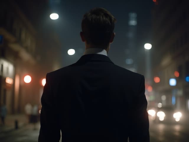 Nighttime Fashion Photography for Suits