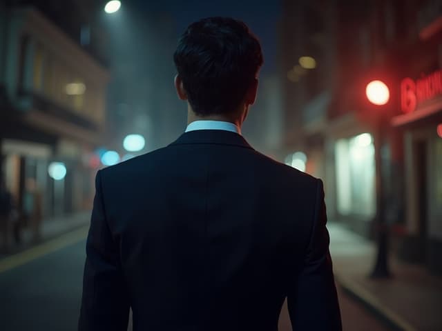 Nighttime Fashion Photography for Suits
