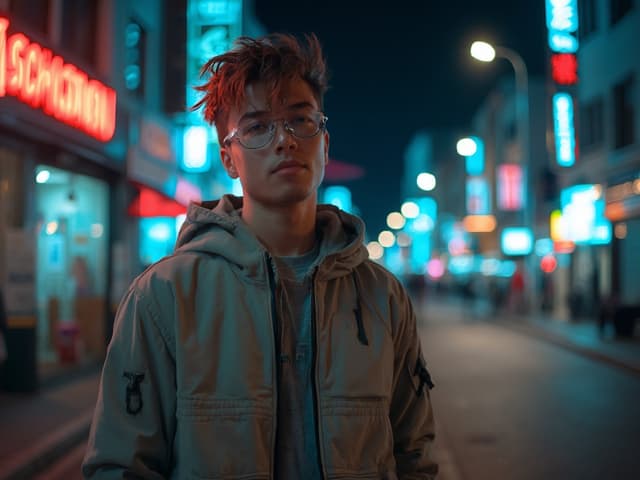 Nighttime Fashion Photography for Hoodies