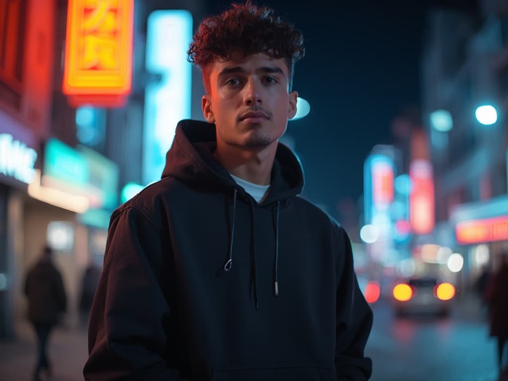 Mastering Nighttime Fashion Photography for Hoodies