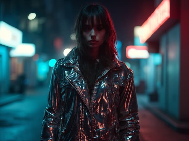 Nighttime Fashion Photography for Jackets