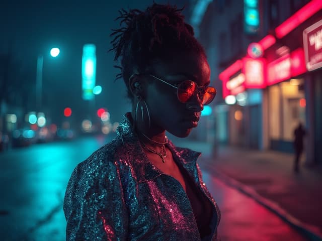 Nighttime Fashion Photography for Jackets