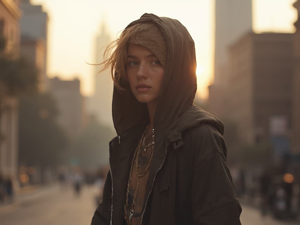 Portrait Fashion Photography for Hoodies