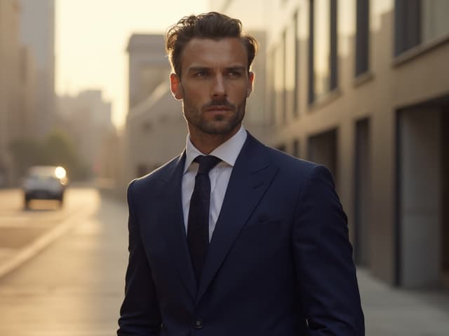 Portrait Fashion Photography for Suits
