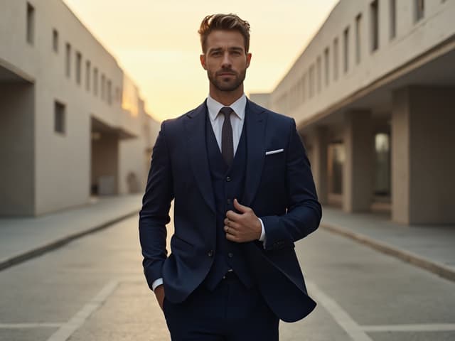 Portrait Fashion Photography for Suits