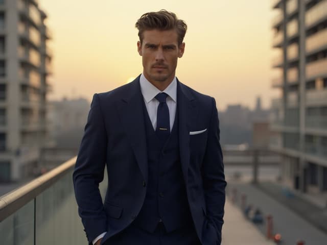 Portrait Fashion Photography for Suits