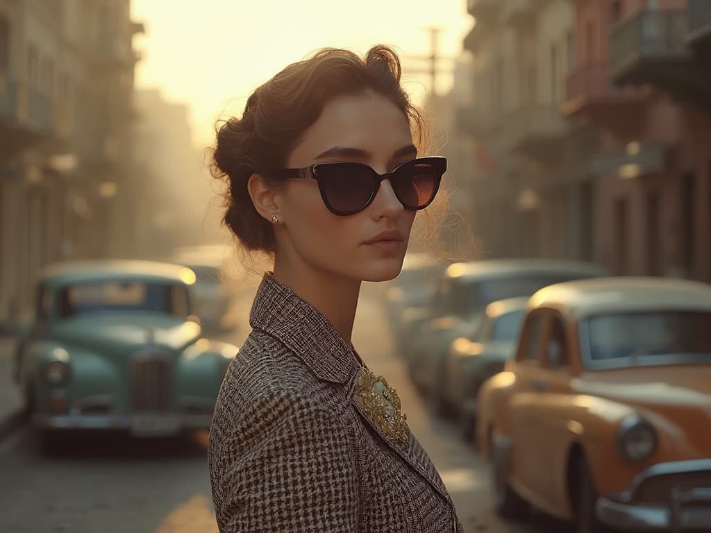 Retro Aesthetic Fashion Photography for Blazers