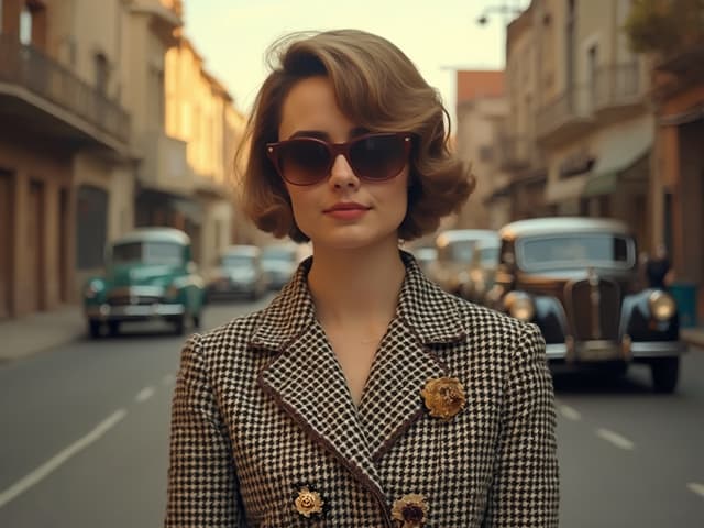 Retro Aesthetic Fashion Photography for Blazers
