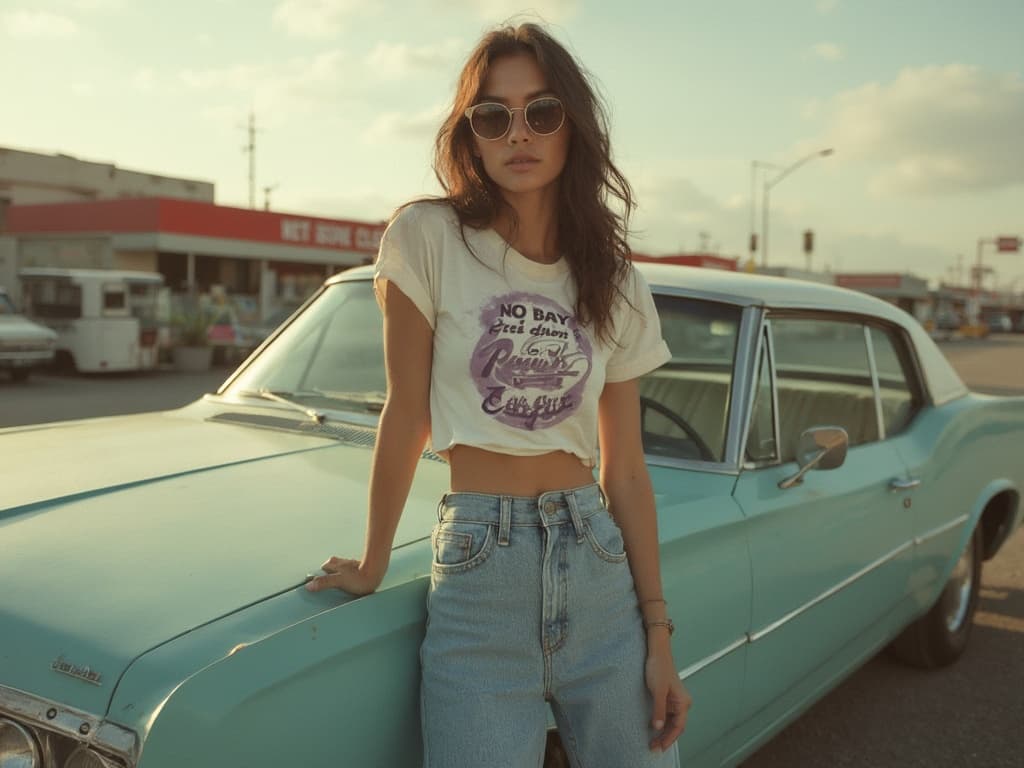 Retro Aesthetic Fashion Photography example 3